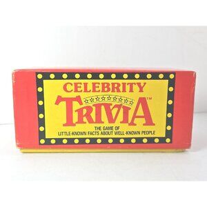 1980s Celebrity Trivia Dice Question & Answer Game  Nostalgia Lane